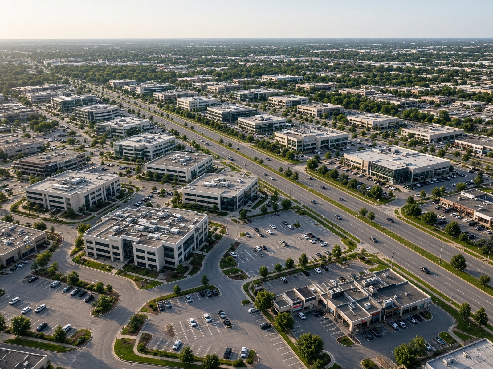 Commercial property drone photography in Dallas-Fort Worth